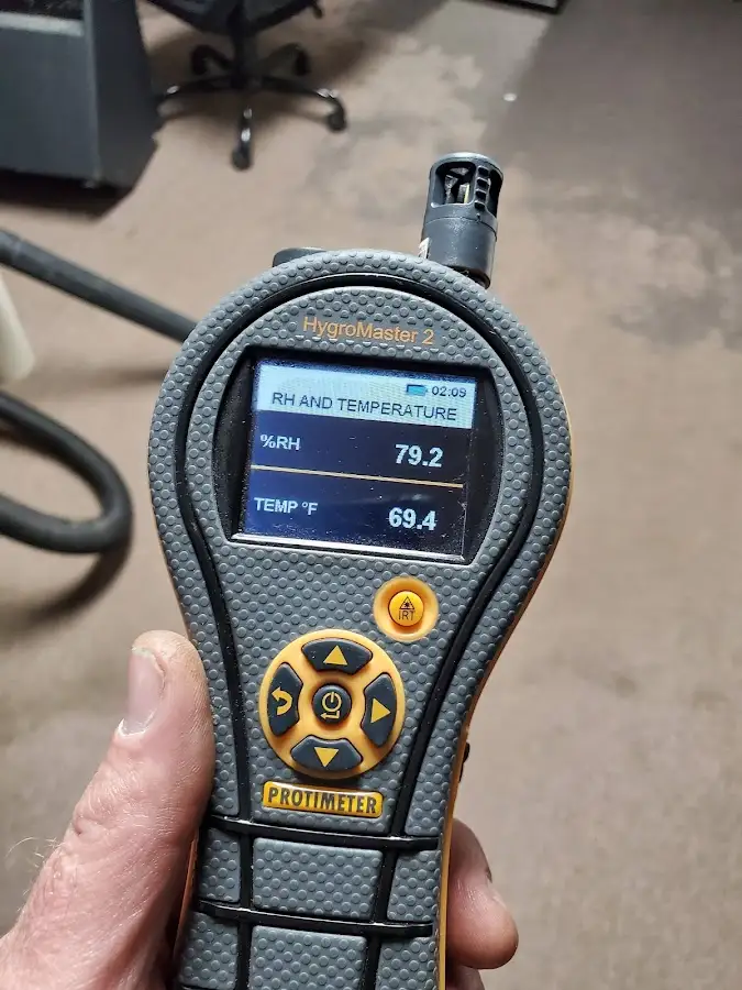 Moisture meter humidity assessment for Fire & Smoke Damage Restoration in New Carrollton